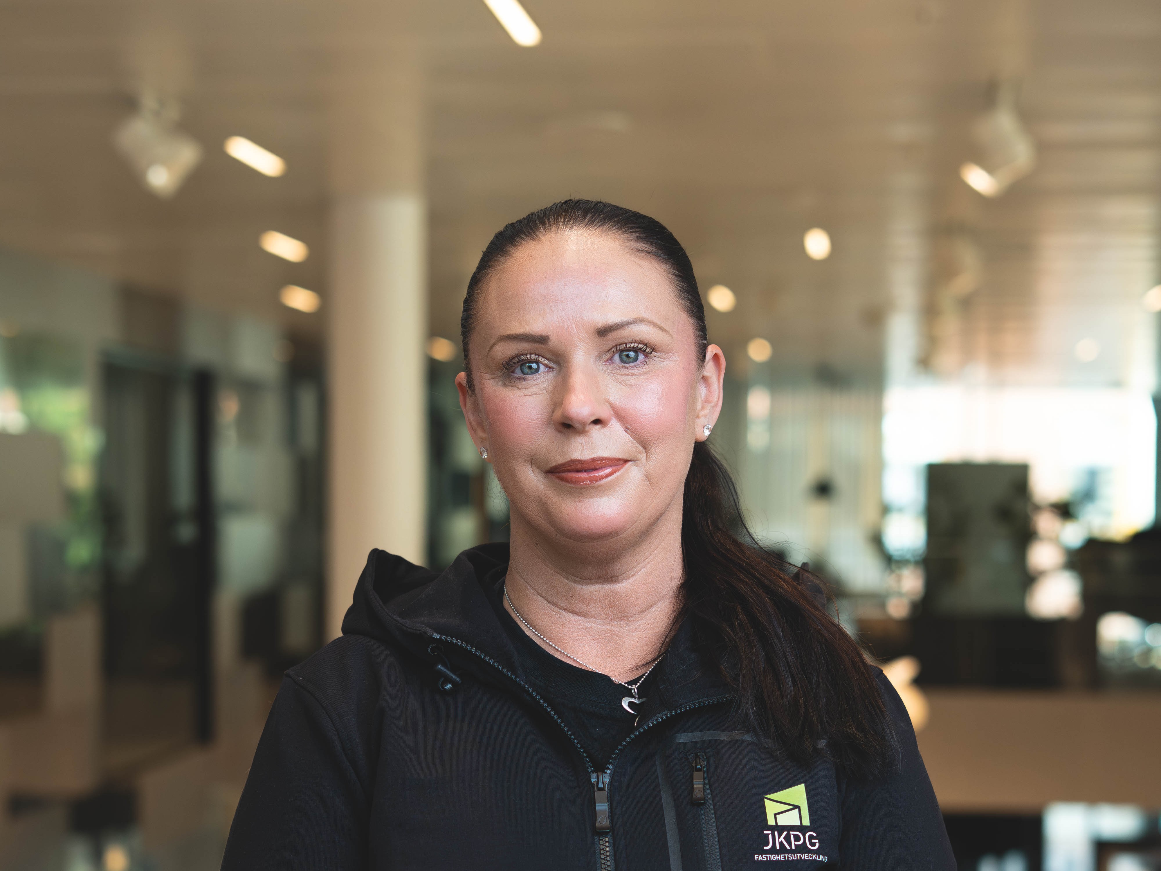 Carola Cardestål, servicevärd på JKPG Fast.