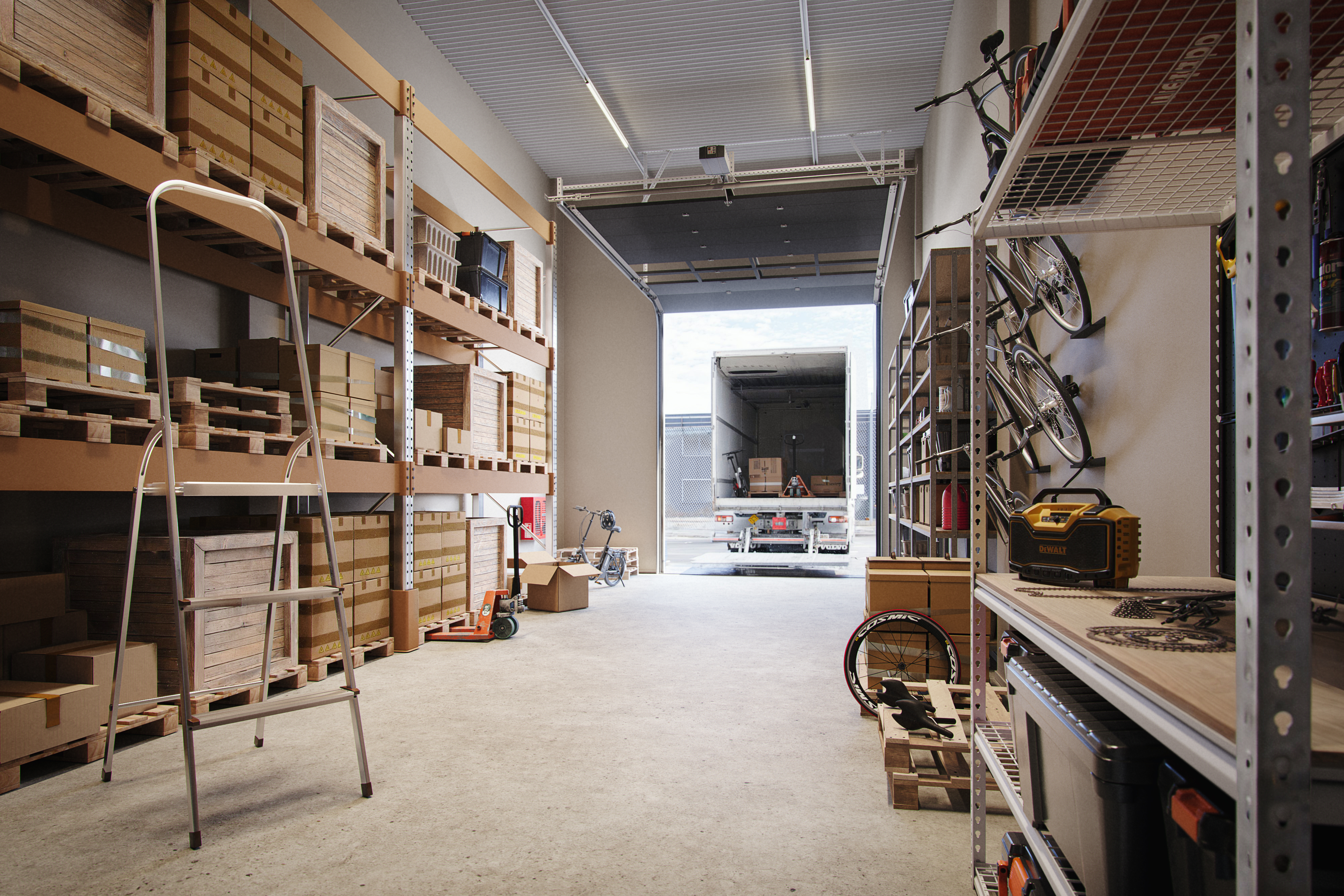 Verkstads-och lagerlokal på Industribyn.