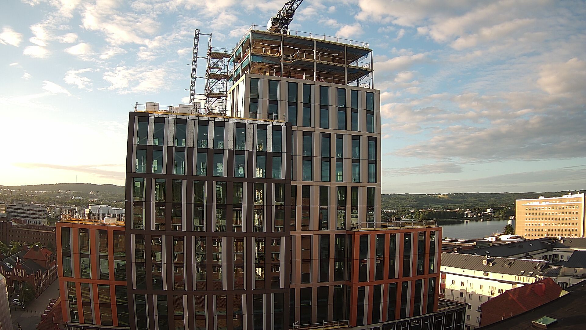 Science Park Towers sett från Science Park House.