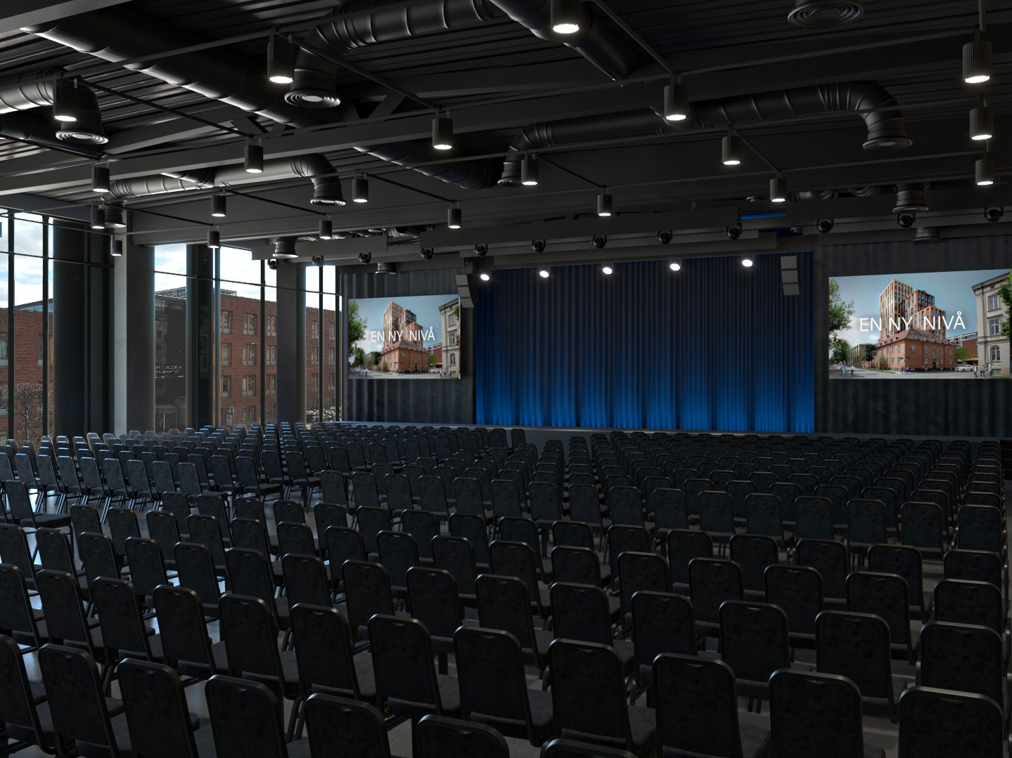 Eventsalen på plan 2 i Science Park Towers.