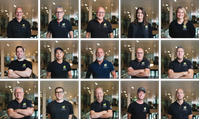 Fotocollage JKPG Fasts 14 anställda